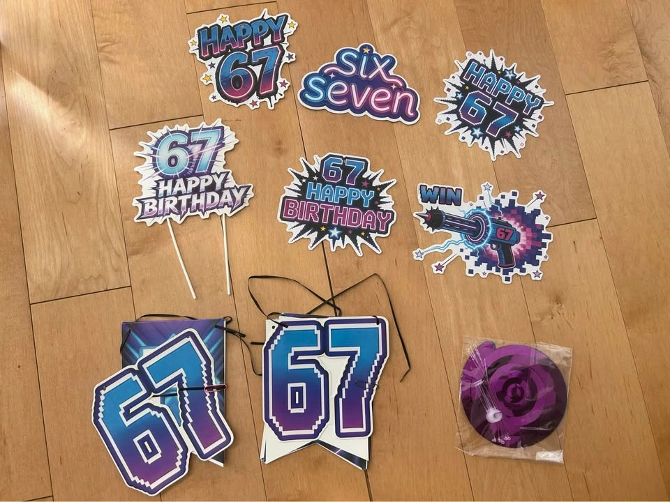 6-7 Birthday Decorations - photo 2