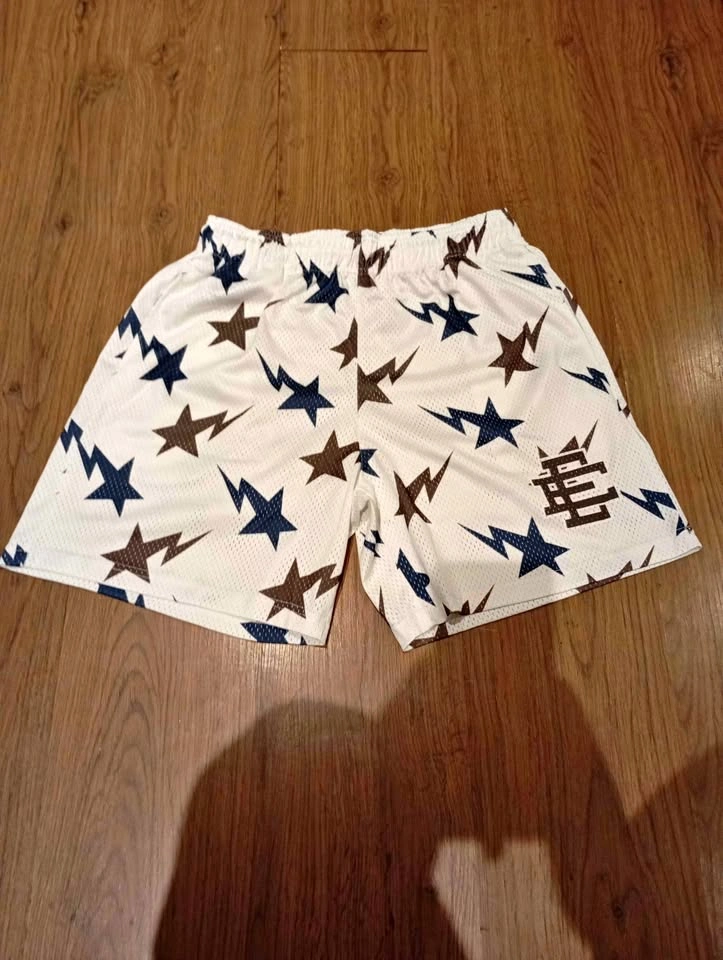 40$ Eric Emanuel x Bape Star Mesh Shorts