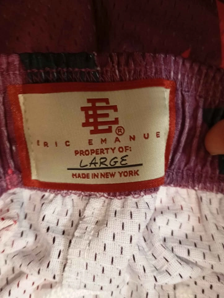 40$ Eric Emanuel x BAPE Mesh Shorts Size Large - photo 3
