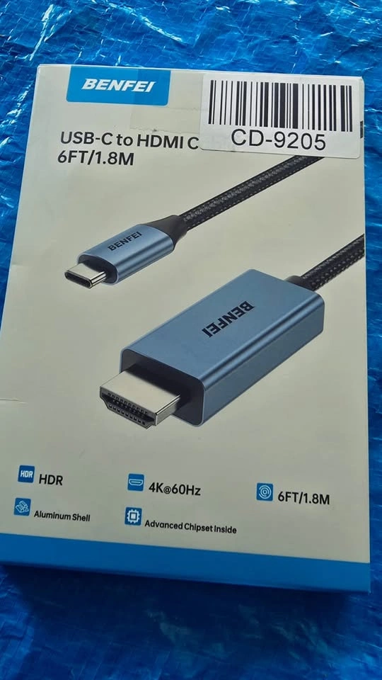 BENFEI 4K (6ft) DisplayPort to HDMI Cable - photo 3