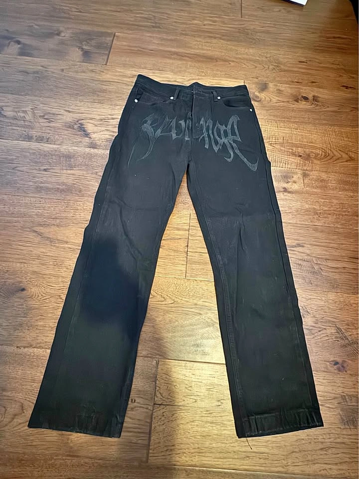 XS Black Revenge Jeans