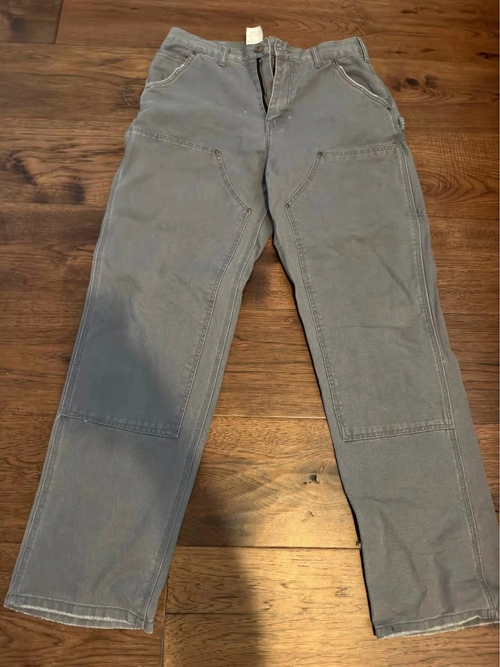 Grey Carhartt Carpenter Pants 32x32