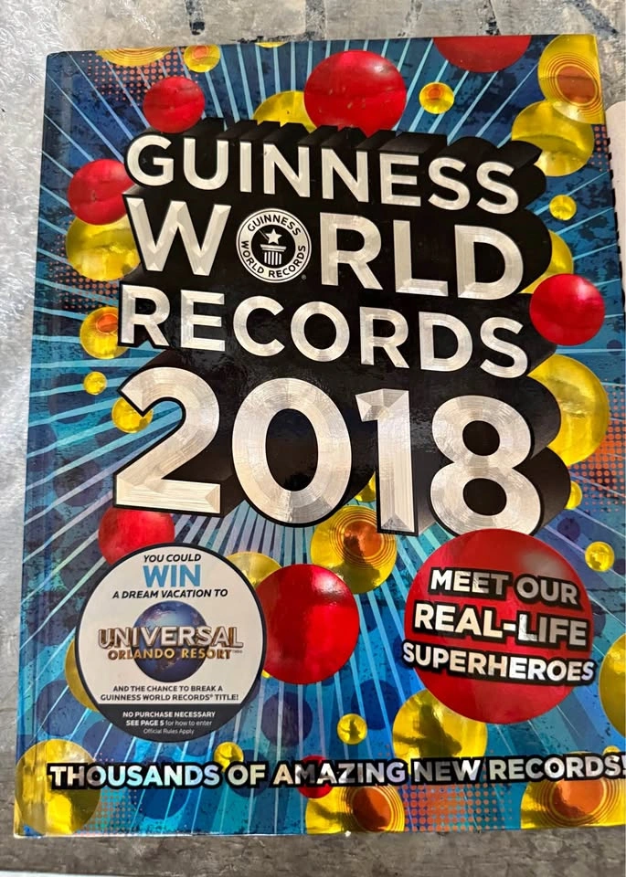 Guinness World Record 2018 Hardcover Book