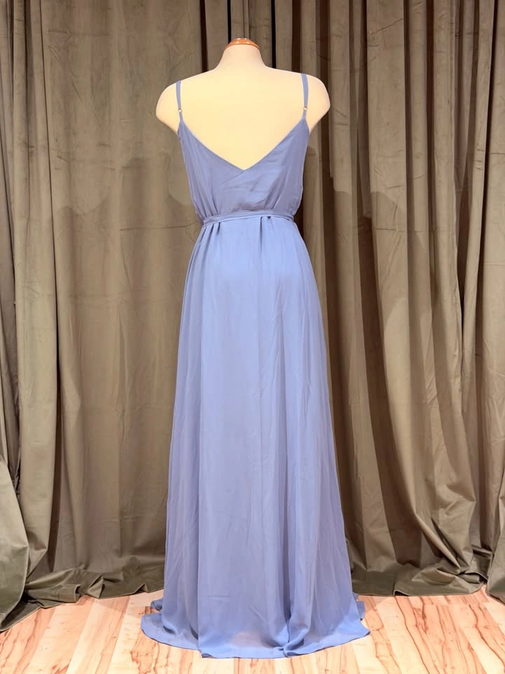 Birdy Grey Cindy Chiffon Bridesmaid Dress - Dusty Blue Size 2X - photo 3