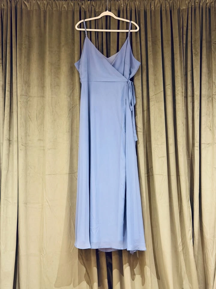 Birdy Grey Cindy Chiffon Bridesmaid Dress - Dusty Blue Size 2X - photo 4