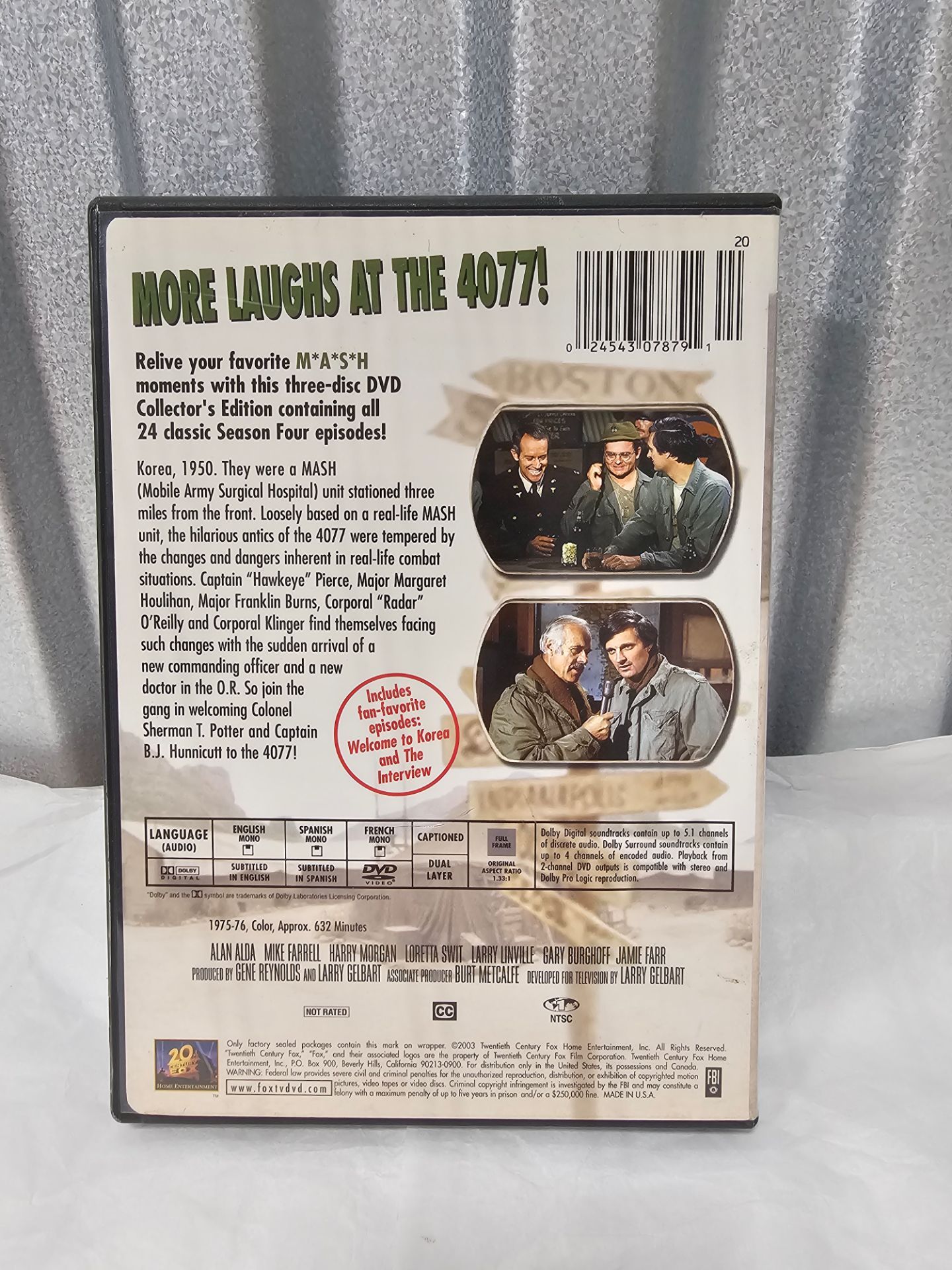 M*A*S*H Complete Season 4 Collector's Edition 3-Disc DVD - photo 2
