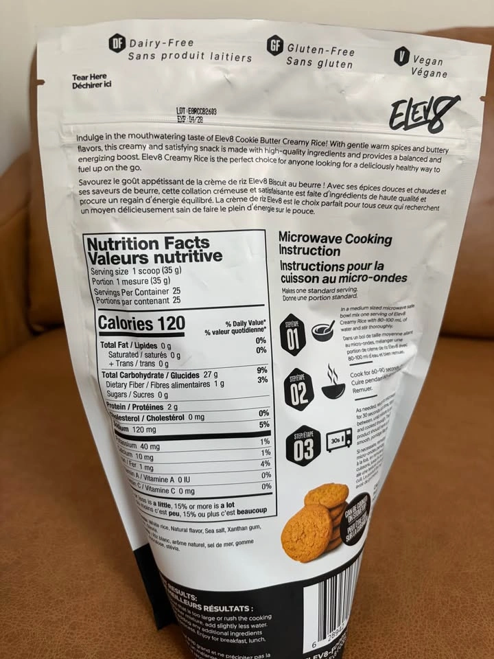 Unopened Elev8 Creamy Rice “Cookie Butter” - photo 3