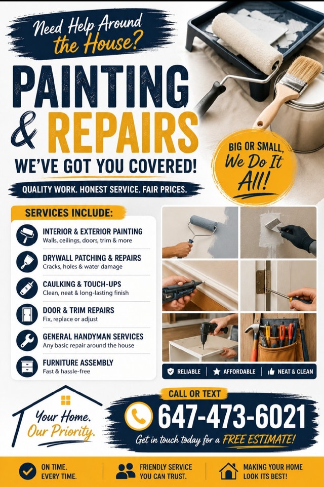 Professional Painting and Handyman Services