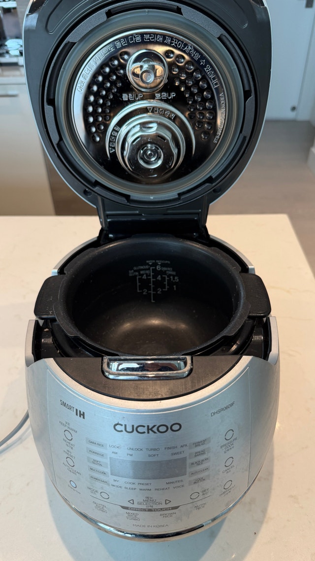 Cuckoo 6-Cup IH Electric Pressure Rice Cooker (CRP-DHSR0609F) - photo 2