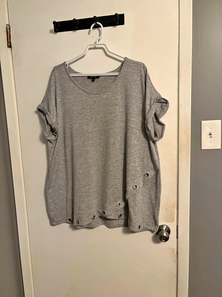 Grey Dressy top