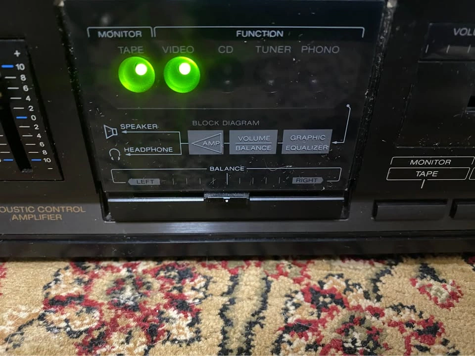 Vintage Sony Integrated Stereo Amplifier TA-AX335 - photo 2