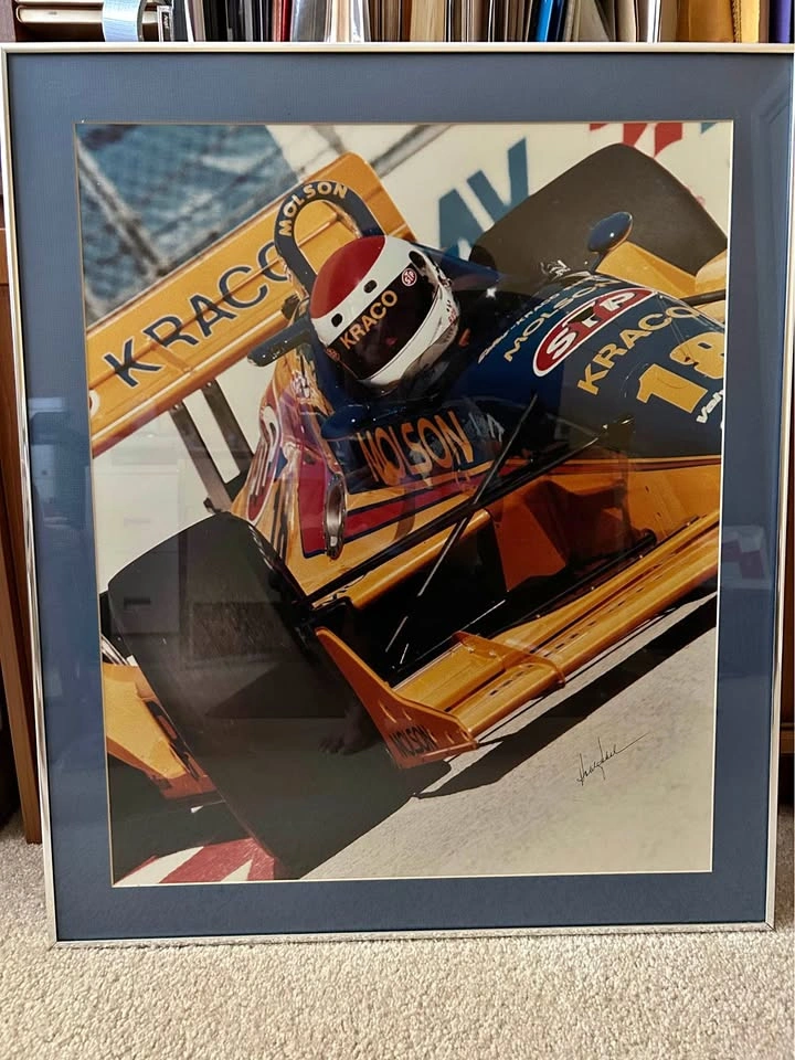Bobby Rahal Kraco Signed 24”X28” Framed Print Markham