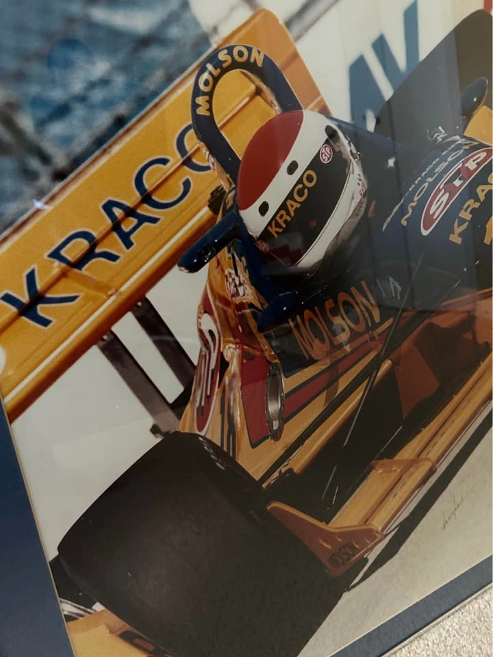 Bobby Rahal Kraco Signed 24”X28” Framed Print Markham - photo 2