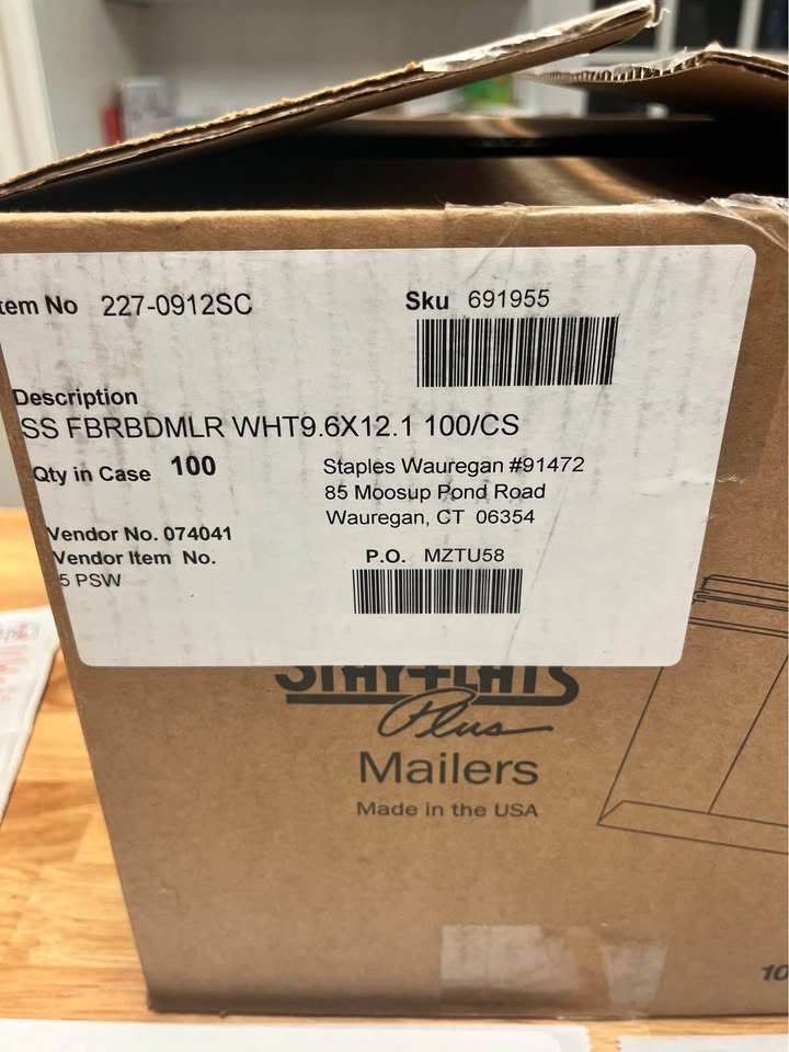 84 White Self-Seal Stayflats® Semi-Rigid Mailers 9.6x12.1” - photo 2