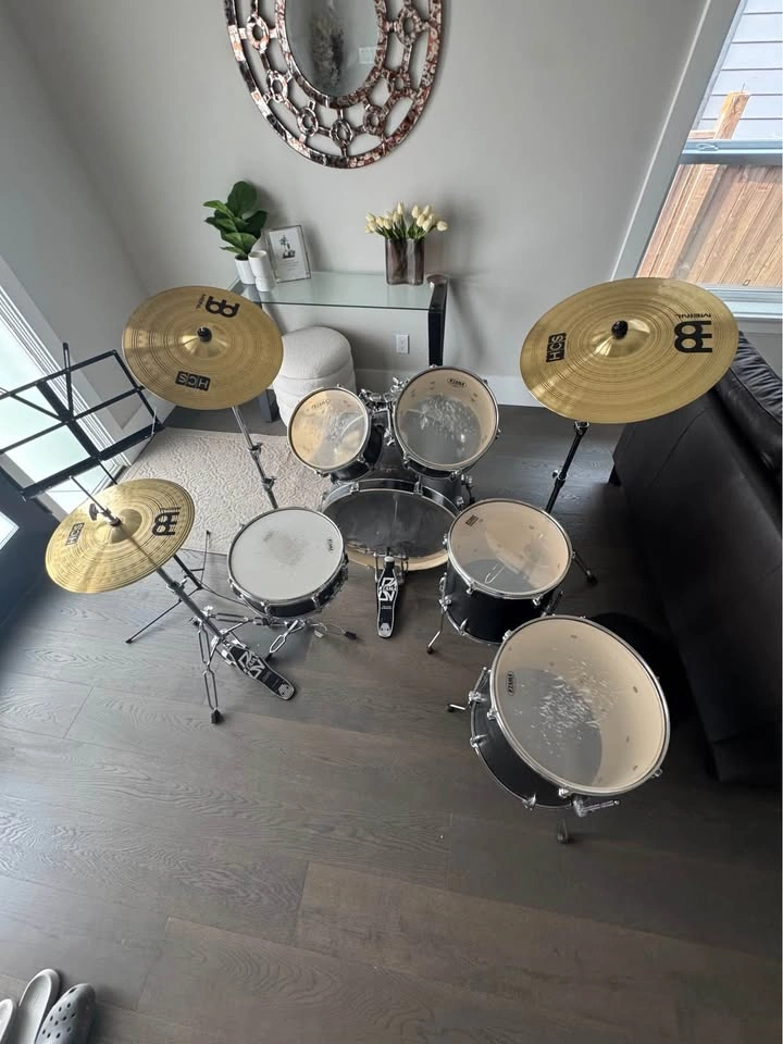 Tama 6-Piece Drum Set with Meinl HCS Cymbals - photo 3