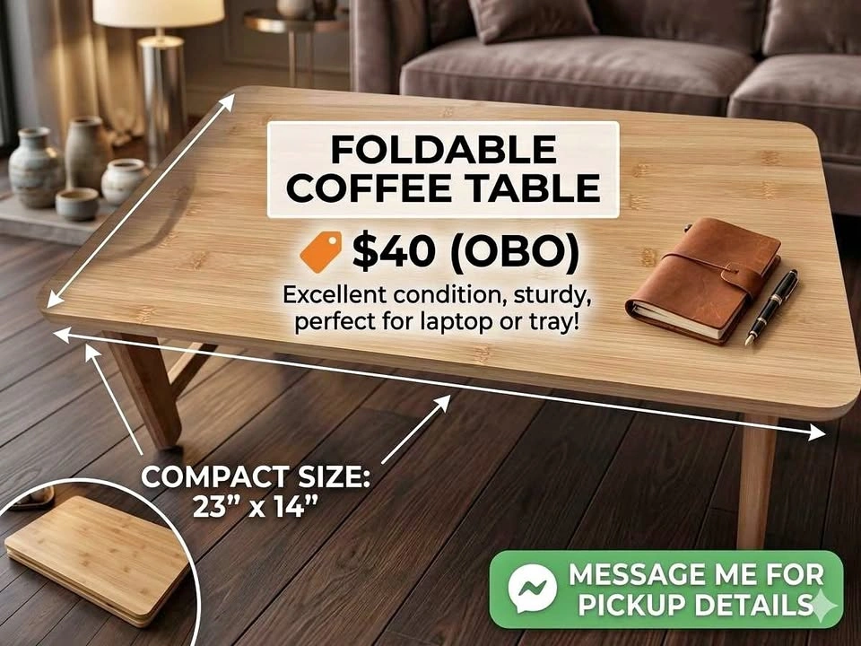 Foldable Coffee Table