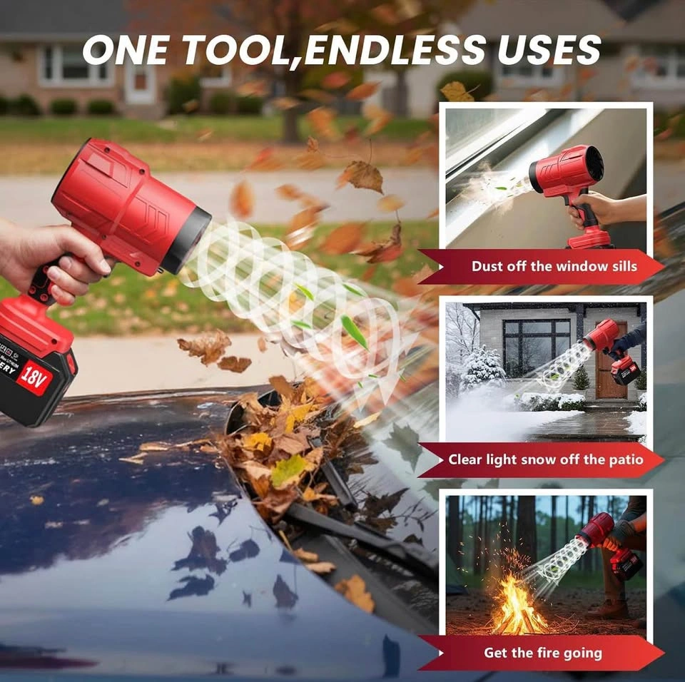 Electric Leaf Blower Cordless with 2*4500mAh Batteries - photo 2