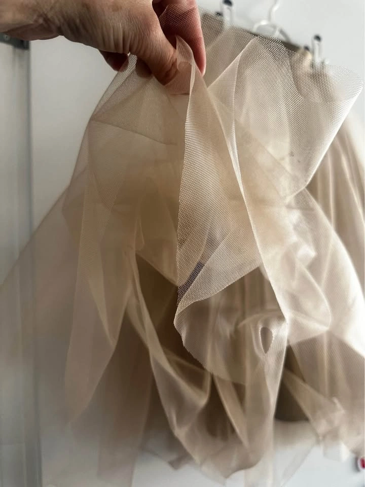 Champagne Tulle Maxi Skirt - photo 2