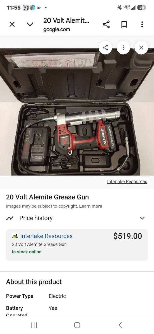 electric grease gun - photo 2