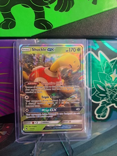 Pokemon TCG Shuckle GX 17/214 Lost Thunder NM