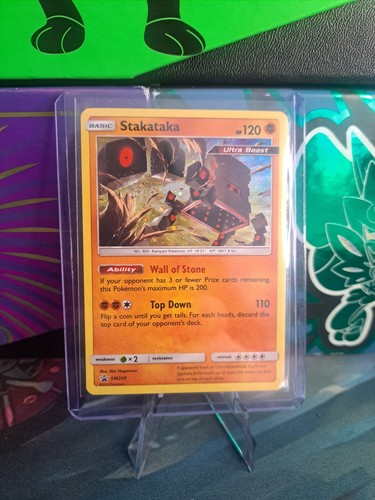 Pokemon TCG Stakataka Sun & Moon Promo #SM209 Holo