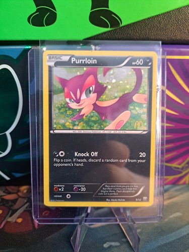 Purrloin (Holo) 9/12 LP Promo | Black & White Promos: McDonalds