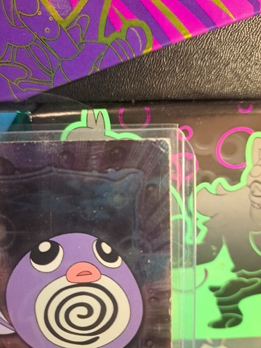 Poliwag #60 Topps Black Logo Foil Holo Pokémon TV Animation Edit - photo 2