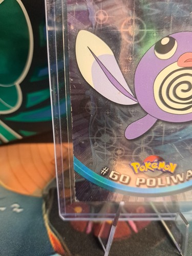 Poliwag #60 Topps Black Logo Foil Holo Pokémon TV Animation Edit - photo 4