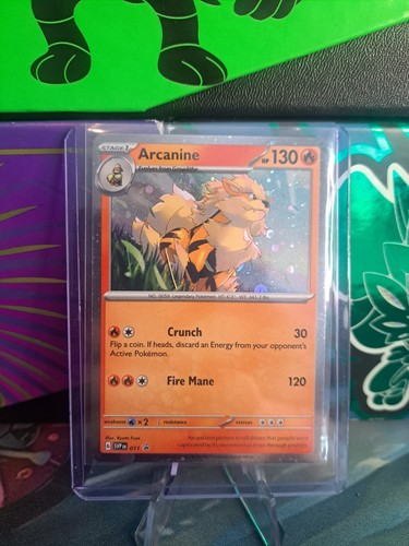 Arcanine SVP 11 Cosmo Holo Pokémon Black Star Promo