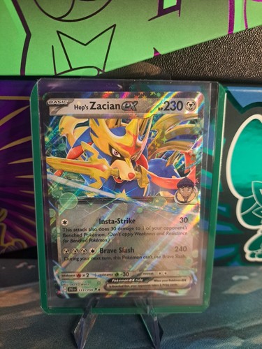 Pokémon TCG Hop's Zacian ex 111/159 Ultra Rare Journey Together