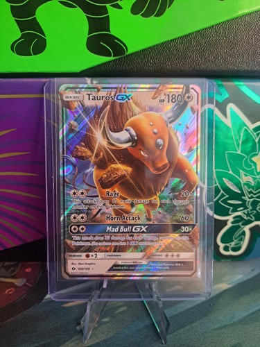 Tauros GX - 100/149 - Pokemon Sun & Moon Base Set Ultra Rare