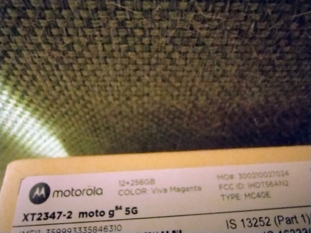 Motorola Moto G84 5g 12/256 - $190 - photo 4
