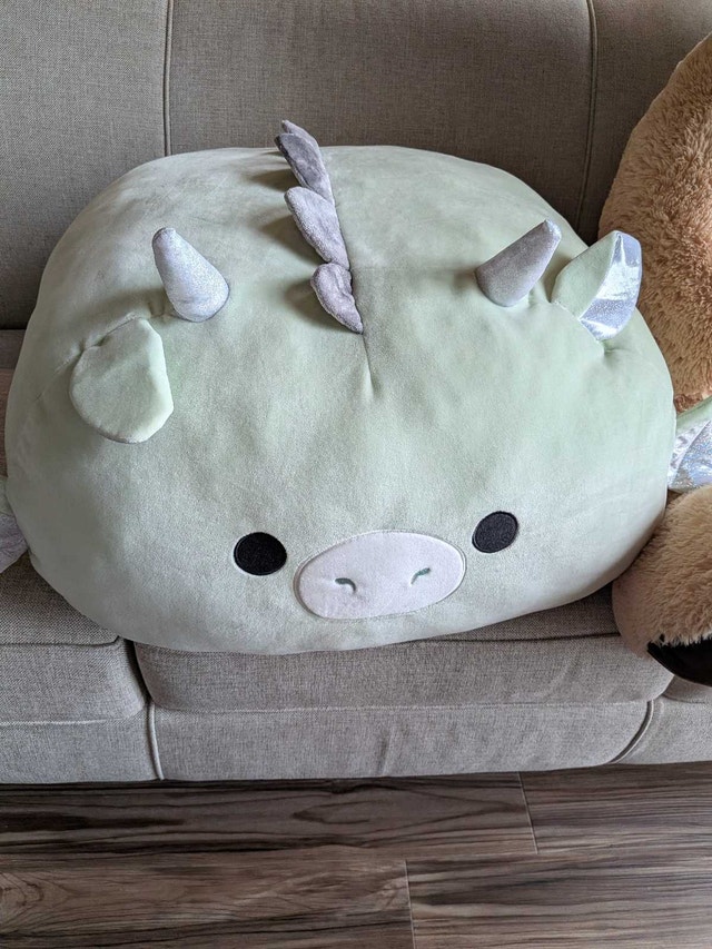 Giant Squishmallow Dragon & Teddy Bear - photo 3