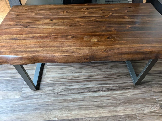 Solid Vietnamese Oak Live-Edge Coffee Table - photo 2