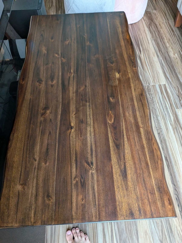 Solid Vietnamese Oak Live-Edge Coffee Table - photo 3