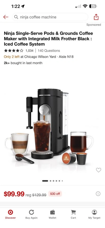 Ninja Coffee machine - photo 4