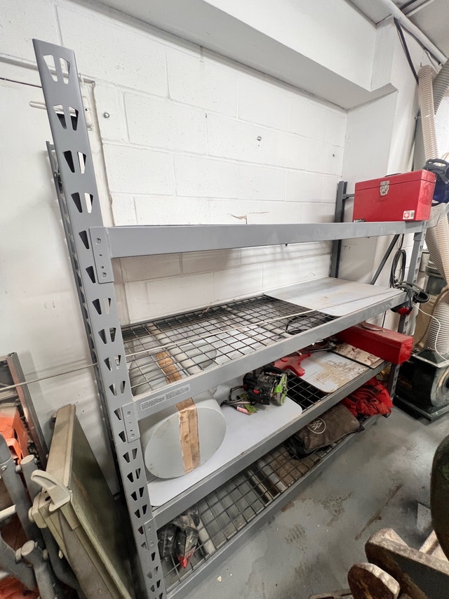 heavy duty metal shelf - photo 2