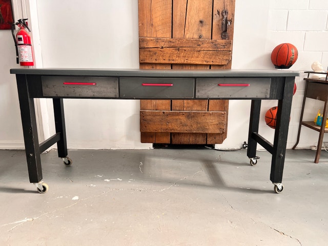 1950’s Oak lab table