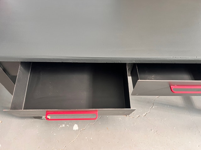 1950’s Oak lab table - photo 3