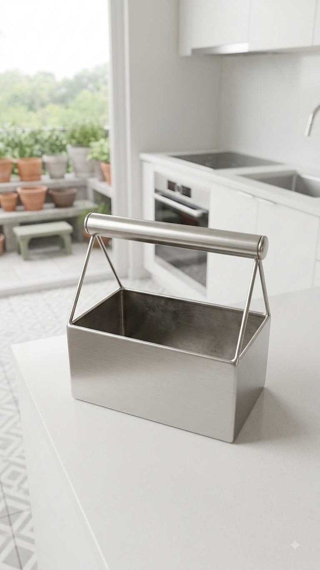 Stainless Steel Condiment Caddy - photo 2