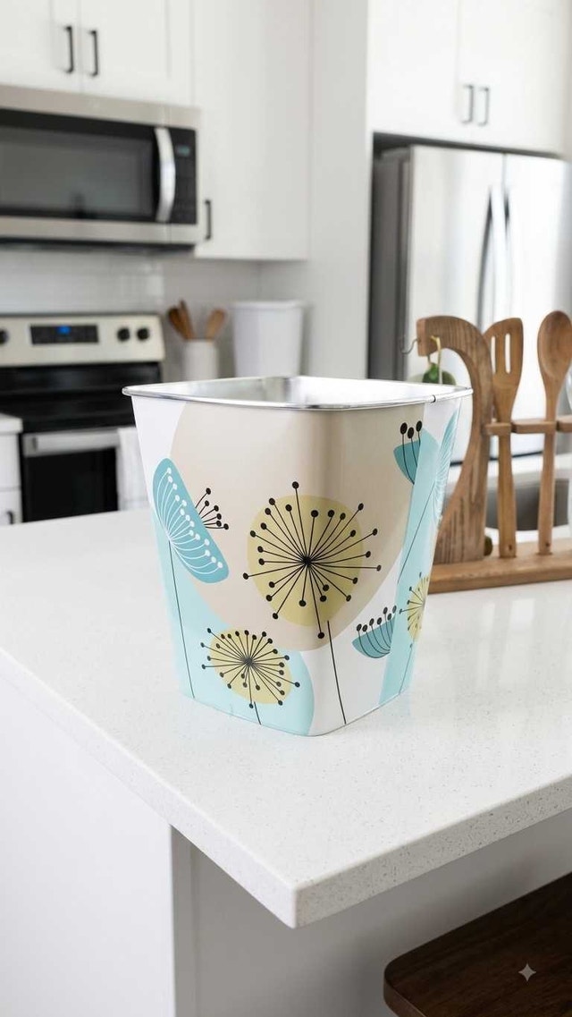 Retro Floral baskets / Storage Bins