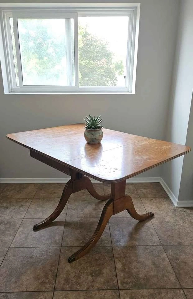 Versatile Solid Wood Drop-Leaf Dining Table (Seats Up to 6!) - photo 3