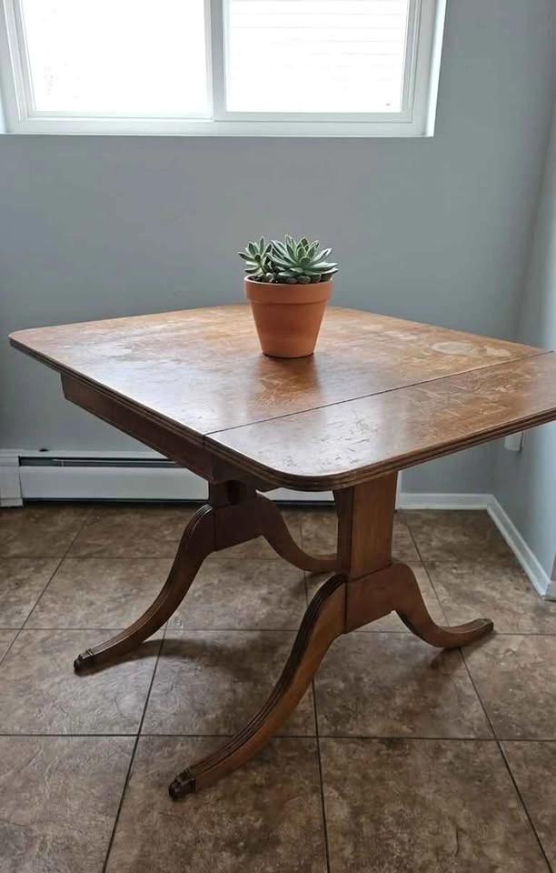 Versatile Solid Wood Drop-Leaf Dining Table (Seats Up to 6!) - photo 5