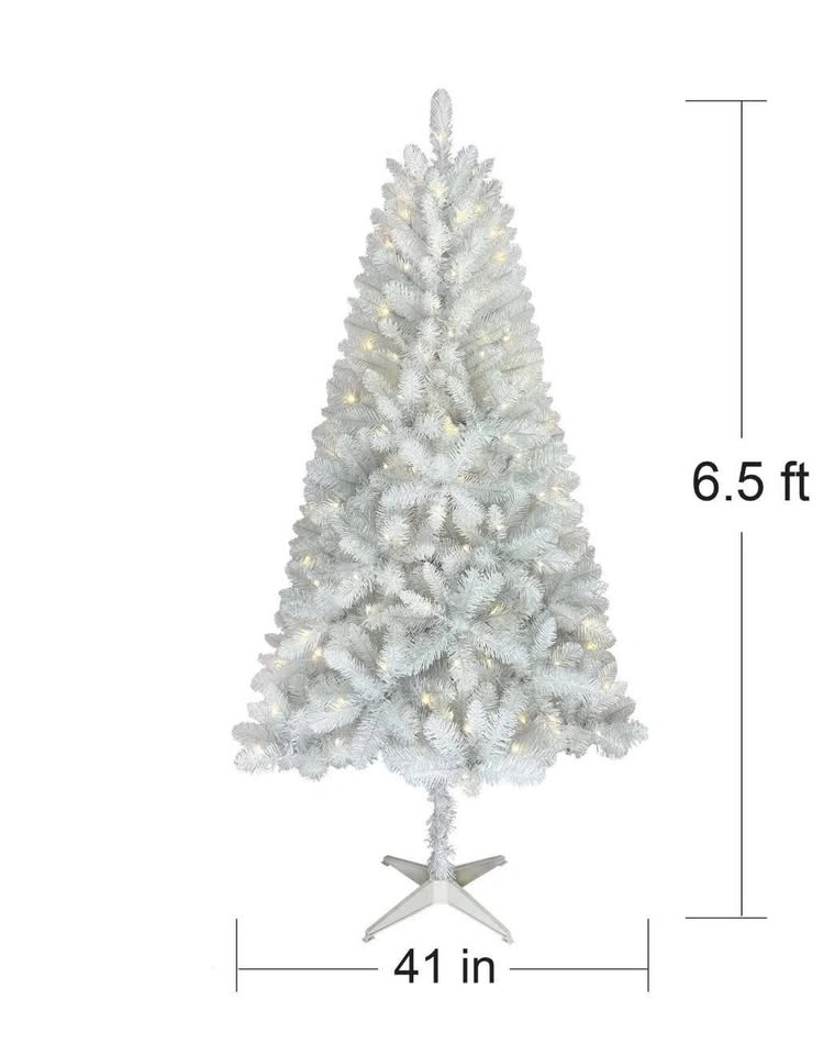 Pre-Lit Artificial Christmas Tree with Ornaments & Tree Skirt - photo 2