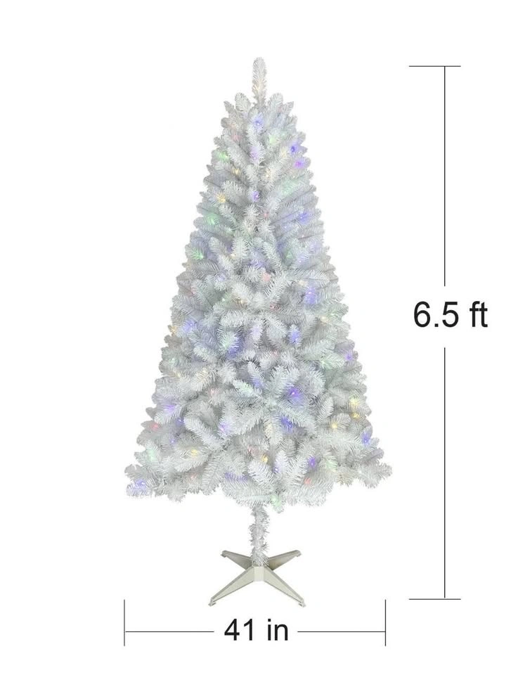 Pre-Lit Artificial Christmas Tree with Ornaments & Tree Skirt - photo 3