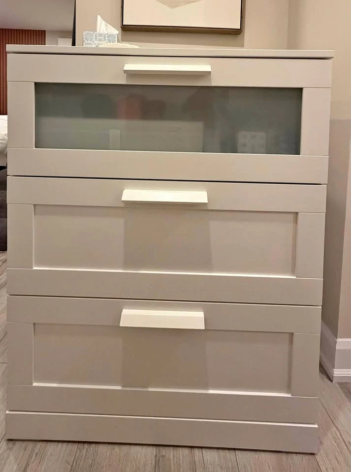 IKEA BRIMNES 3-Drawer Chest – White