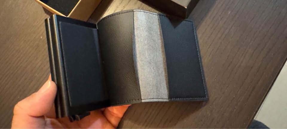 VULKIT Pop Up Wallet Leather Slim Credit Card Holder - photo 3