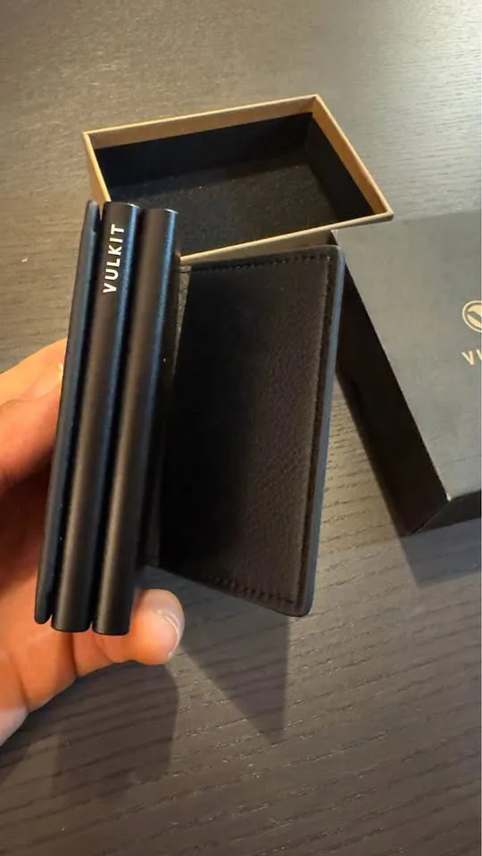 VULKIT Pop Up Wallet Leather Slim Credit Card Holder image indicator(6)