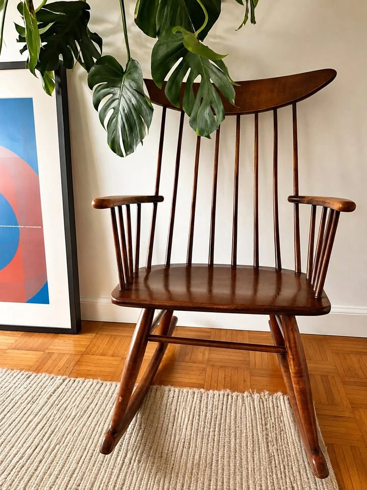 Russel Wright for Conant Ball (vintage 1950's) Rocking Chair