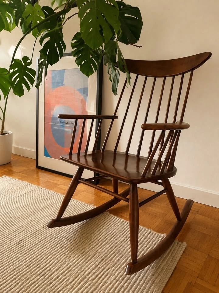 Russel Wright for Conant Ball (vintage 1950's) Rocking Chair - photo 2